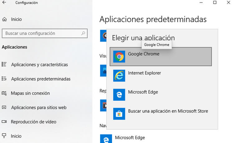 Cambia el navegador