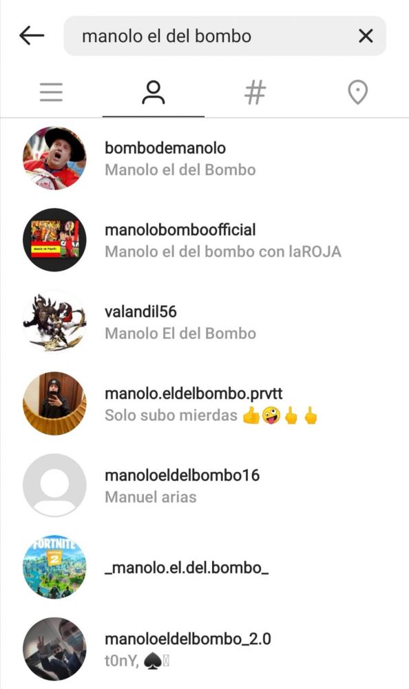 Cómo buscar personas en Instagram