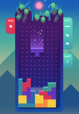 Juego Tetris clásico para móvil