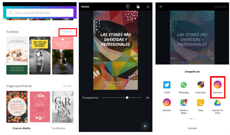 app stories originales