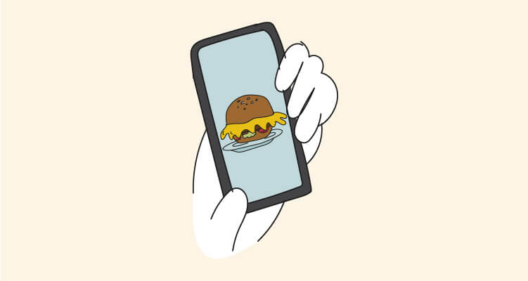 Pedir comida con el móvil