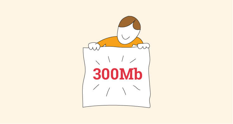 Fibra 300 megas es suficiente