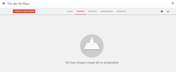 Crea una nuevo mapa