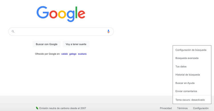 Configuración y Búsqueda Avanzada de Google