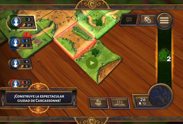 Carcassonne juego móvil