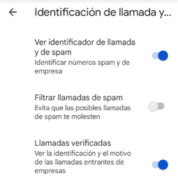 Marcar como spam las llamadas en Android