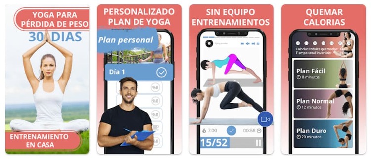 yoga para adelgazar - mejores apps yoga