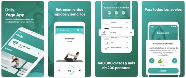 fifty yoga - mejores apps yoga