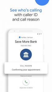 Identificador de llamadas con app de teléfono de Google