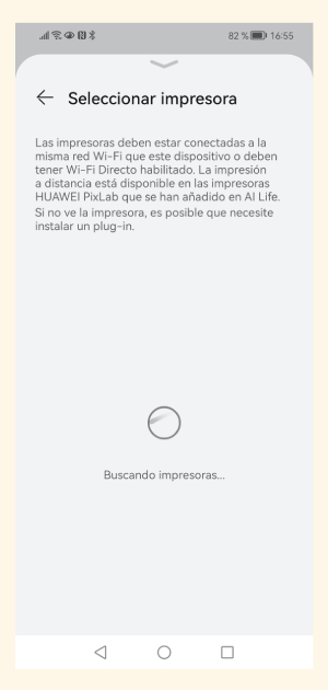 Opciones para seleccionar tu impresora