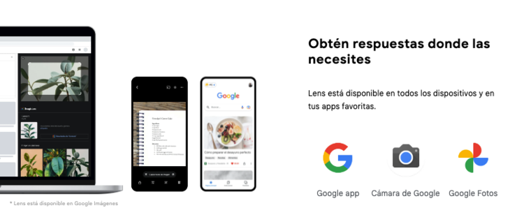 Google Lens en los dispositivos