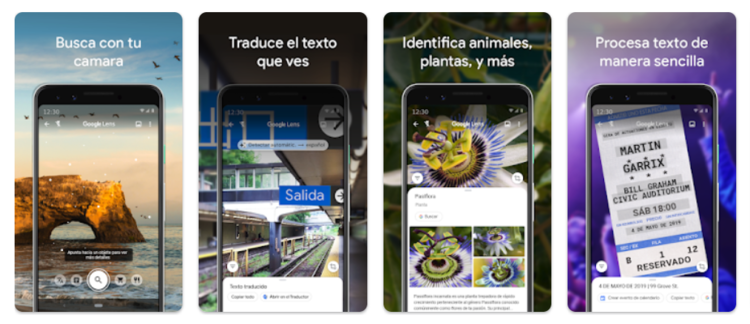 Características de Google Lens