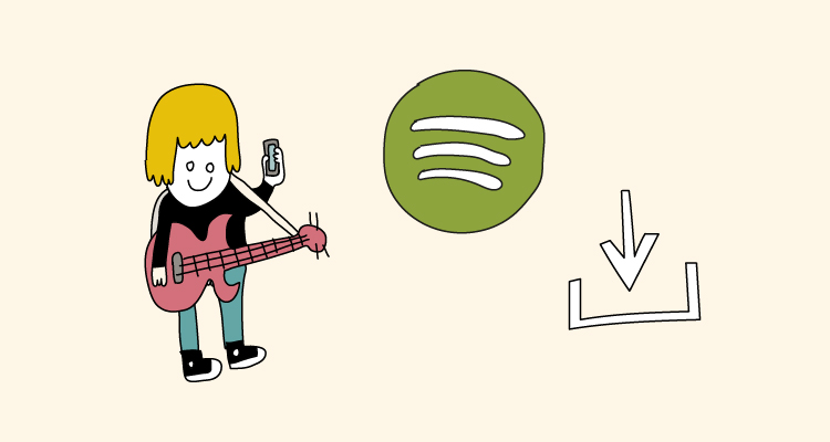 Descargar música en Spotify