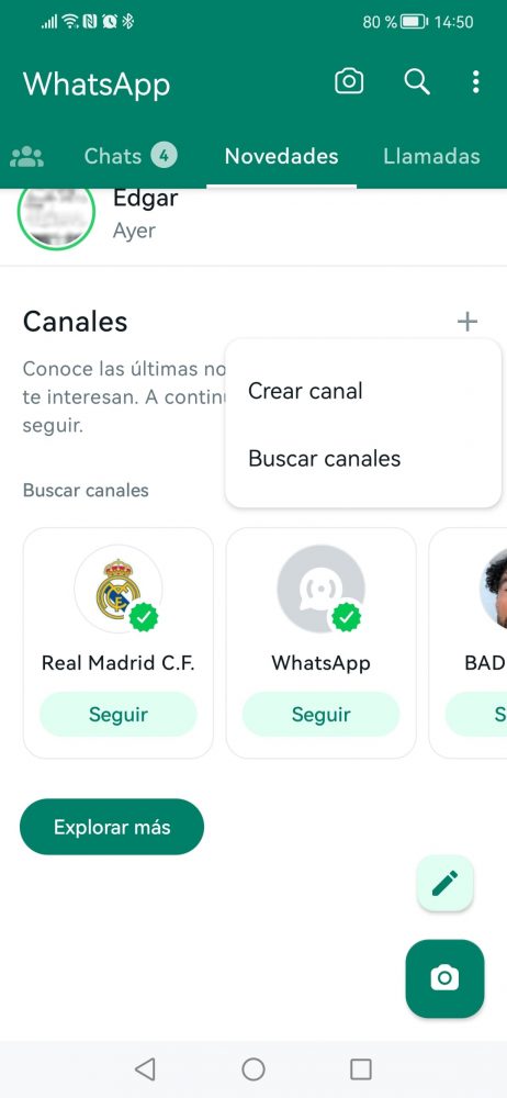 Cómo crear un canal de WhatsApp
