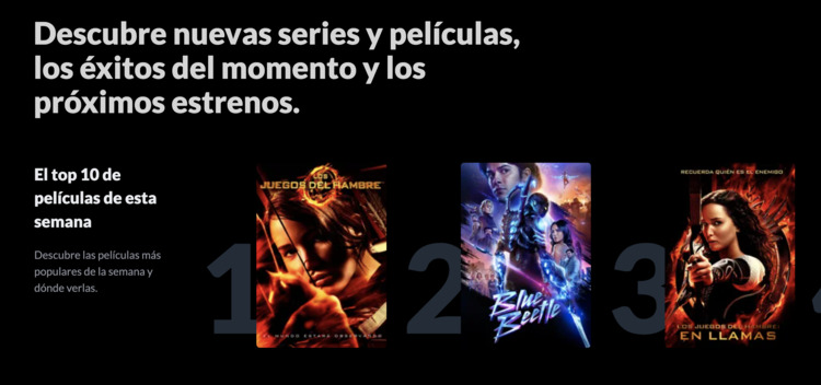Próximos estrenos en Just Watch