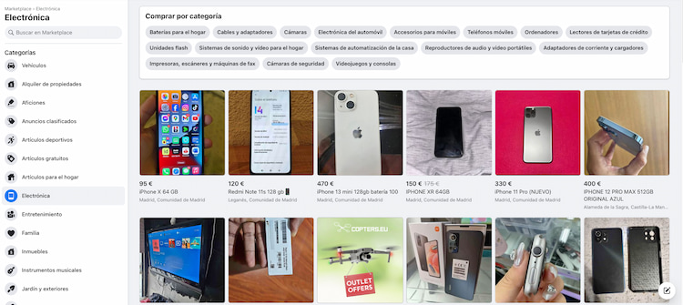 Facebook Marketplace, la app de compraventa de la red social