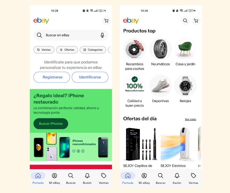 Ebay: app de compra venta