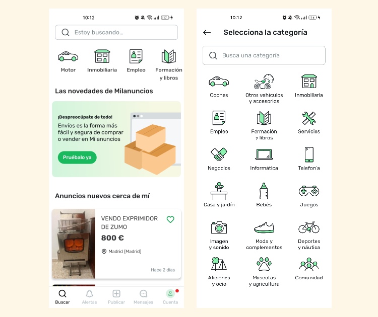 Milanuncios, encuentra productos de segunda mano o nuevos