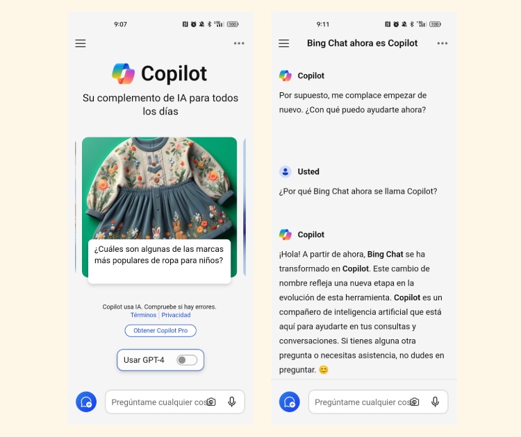 Copilot para Android