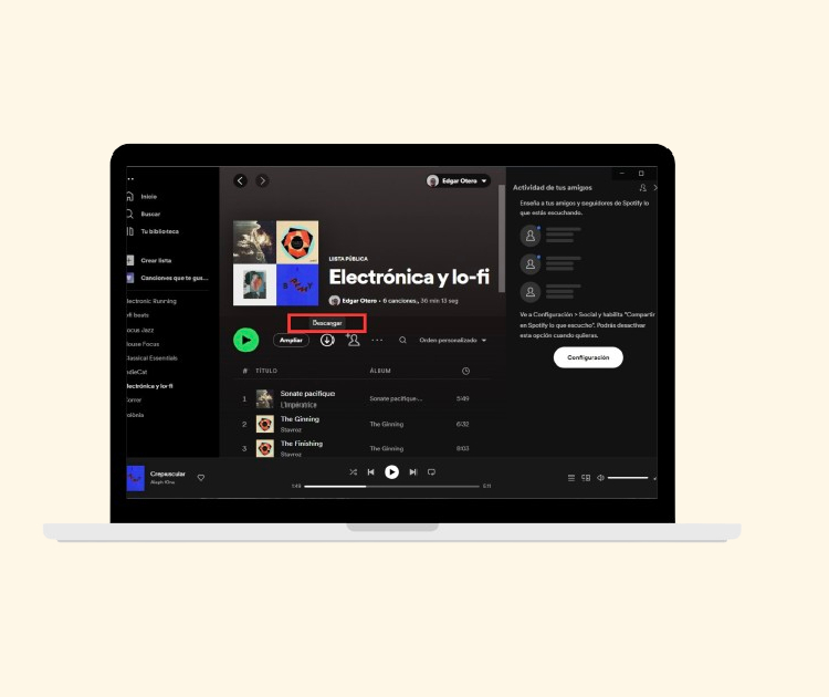 Cómo descargar tus canciones de Spotify desde la app de escritorio Como descargar tus canciones de Spotify desde la app de escritorio