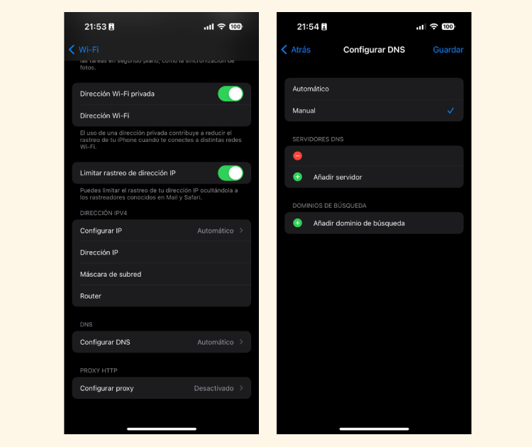 cambiar-dns-iphone cambiar-dns-iphone