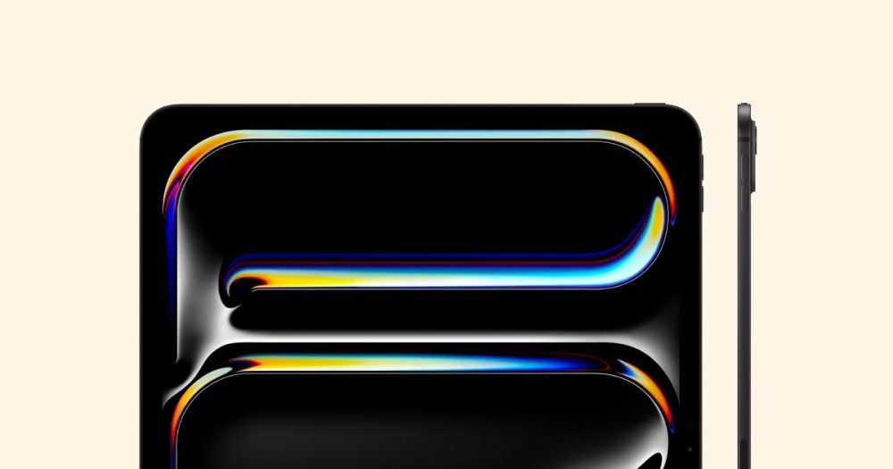 Nuevo iPad Pro 2024: imagen de frente y lateral.