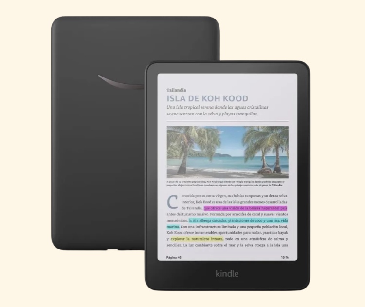 Kindle Colorsoft con pantalla a color