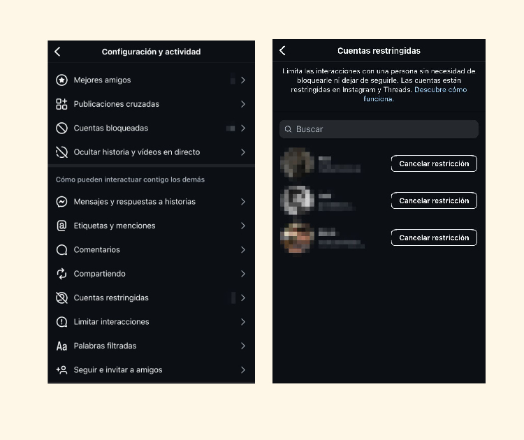 Cómo ver mis cuentas restringidas en Instagram Como ver mis cuentas restringidas en Instagram