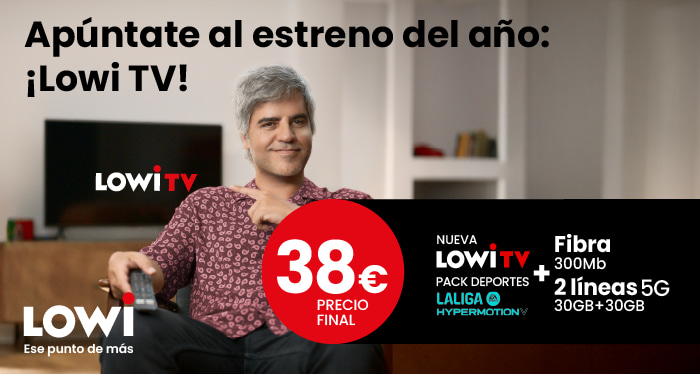 Lowi TV con más de 100 canales