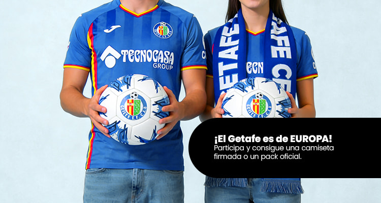 Sorteo de camiseta firmada del Getafe o un pack oficial